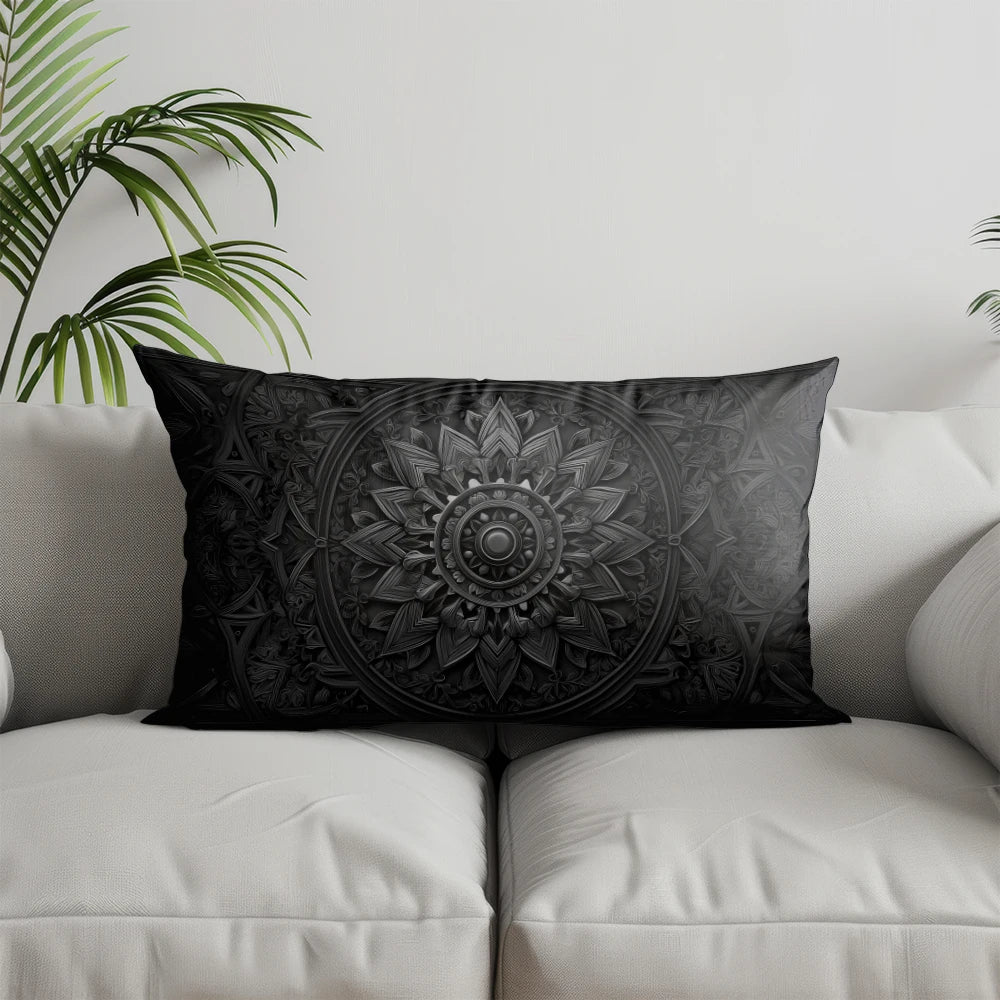 Home Decor Exquisite Persian-Patterned Pillowcase Suitable For Sofa Bedroom Car Pillow Cover Cushion Rectangular Back Cushion