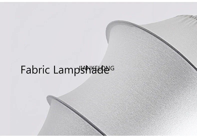 Nordic Minimalist Fabric Wabi Sabi Led Pendant Lights Living Dining Room Loft Home Decor Chandelier Bedroom Corner Bedside Lamp